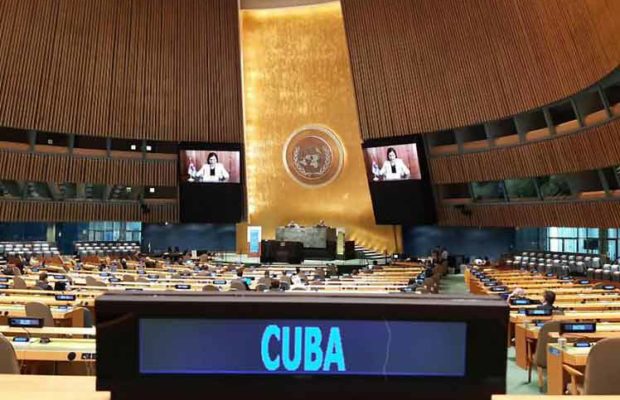 Cuba. Mantiene voluntad de cumplir Agenda 2030 de ONU