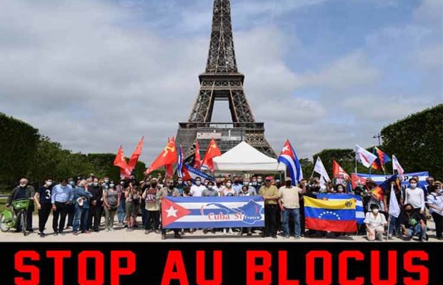 Cuba. Convocan en Francia nueva movilización contra bloqueo