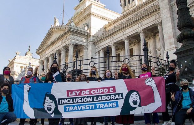 Argentina. El senado tratará la ley de cupo laboral travesti-trans