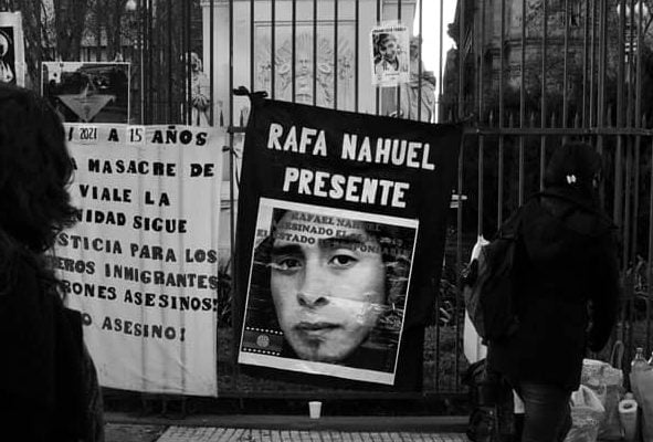 Argentina. Recordando a Rafael Nahuel a 43 meses de su asesinato por el estado