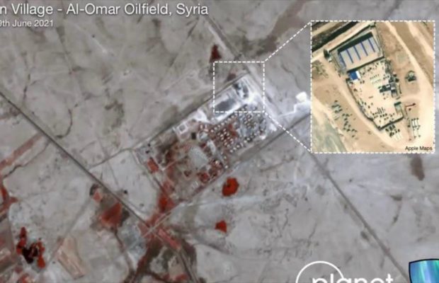 Siria. Fotos satelitales: Base de EEUU   sufrió daños tras ataque