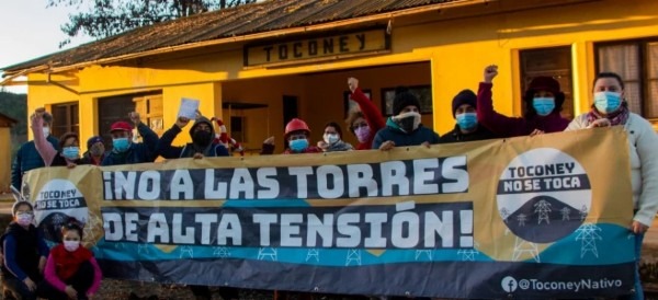 Nación Mapuche. Agrupaciones de Maule, Ñuble y Biobio se movilizan contra las torres de alta tensión