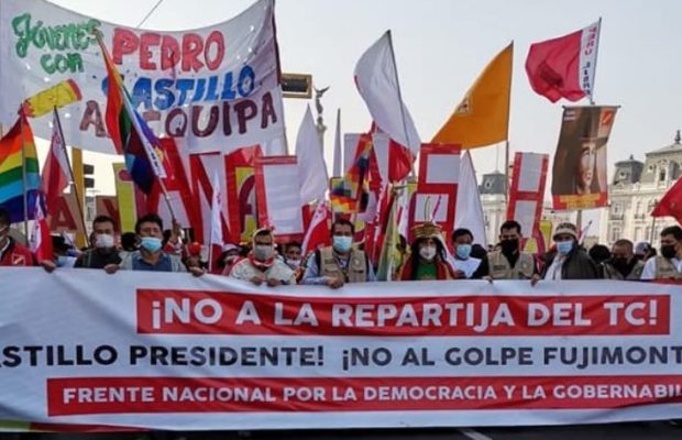 Perú. Con marchas y actos se cumplió el paro nacional a favor de la proclamación de Pedro Castillo (fotos+videos)