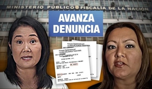 Perú. Inician investigación preliminar contra Keiko y personera legal de Fuerza Popular por vouchers repetidos