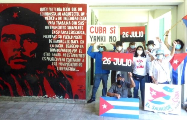 El Salvador. Recuerdan el Asalto al Moncada y se solidarizan con la Revolución cubana