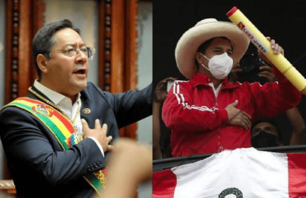 Bolivia. El presidente Luis Arce anunció en Perú que han decidido con Pedro Castillo instalar «un gabinete binacional» (video)