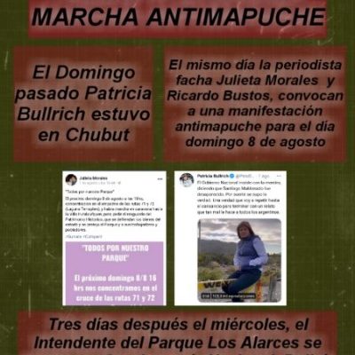 Nación Mapuche. La derecha mueve ficha: ¿Marcha Patriotica o AntiMapuche ?