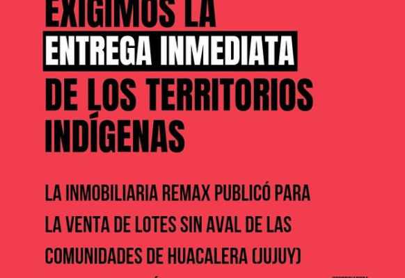 Argentina. Exigen en Jujuy la entrega inmediata de los territorios indígenas