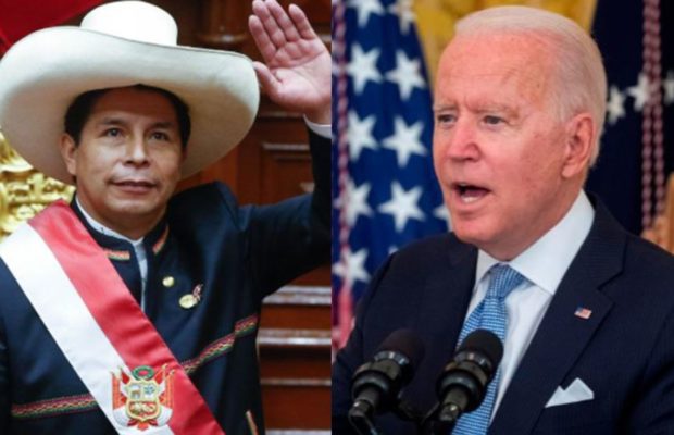 Perú. Pedro Castillo viajará a Estados Unidos en setiembre para reunirse con Joe Biden