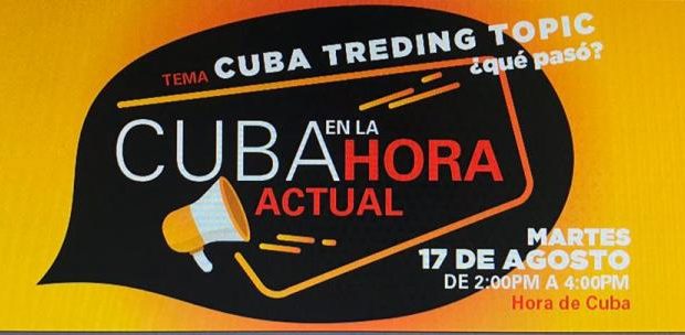 Convocan al encuentro de reflexión «Cuba en la hora actual»: ponentes cubanos e internacionales (17, 24 y 31 de agosto)
