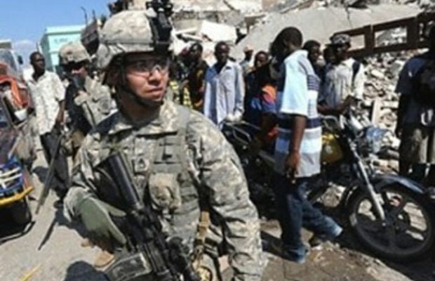 Haití. Con la excusa del terremoto, los marines yanquis vuelven a desembarcar y aspiran a quedarse varios meses