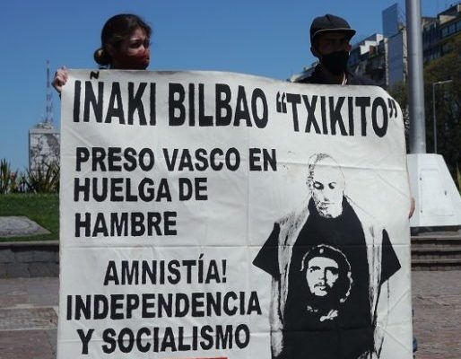Euskal Herria. El preso político vasco Iñaki Bilbao («Txikito») sigue en huelga de hambre y lo trasladaron de urgencia un hospital