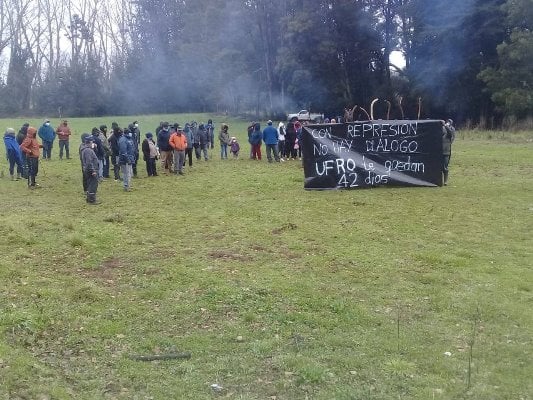 Nación Mapuche. Reivindicaciones de los predios El Nudo, Huichahue y UFRO de parte de la Lof Trapilhue