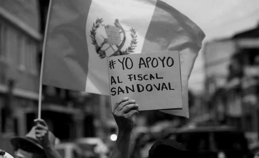 Guatemala paro nacional fiscal Sandoval la-tinta