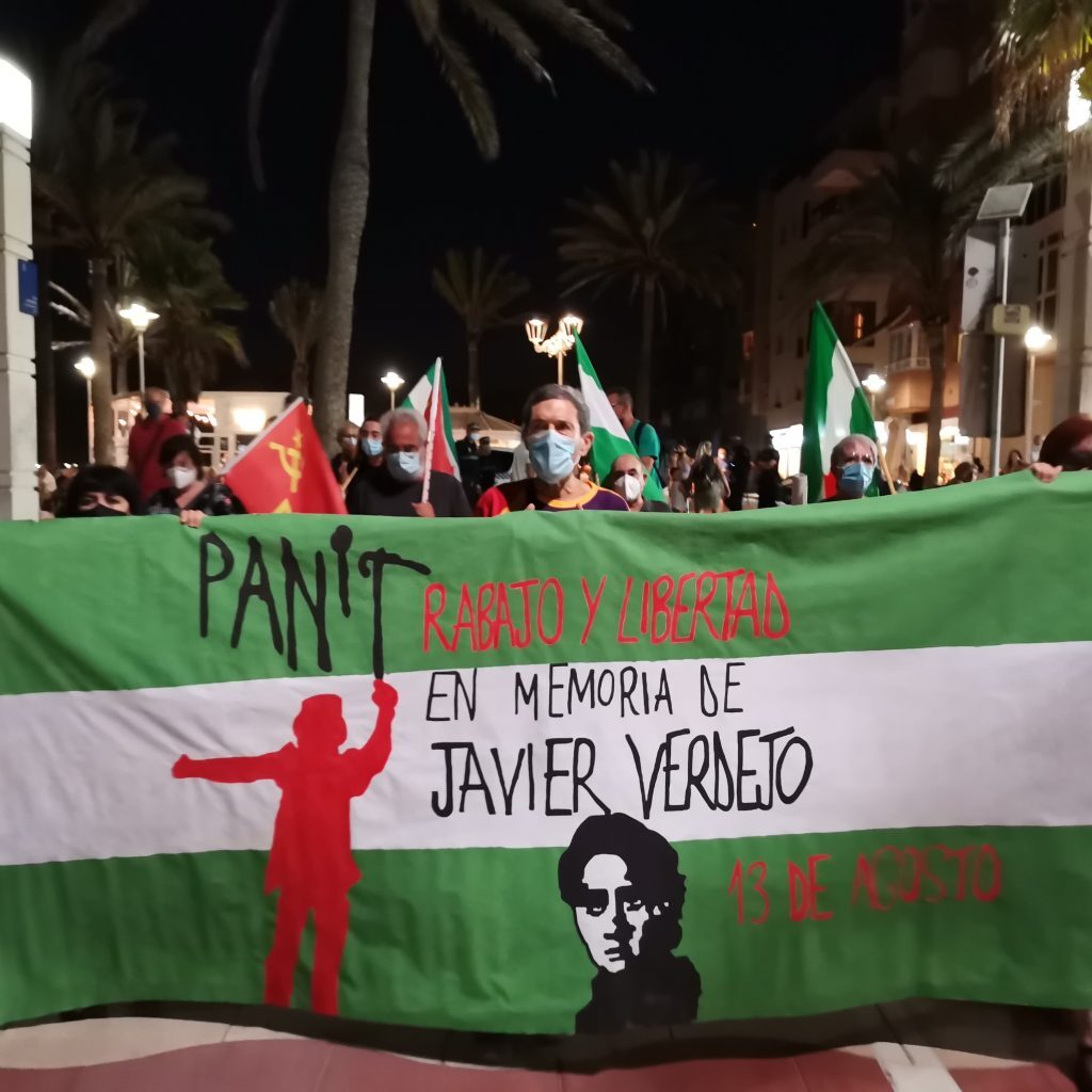 Marcha nocturna en homenaje a Javier Verdejo