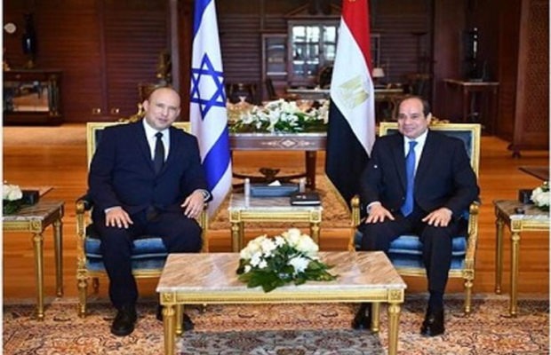 Palestina. Eventual diálogo palestino-israelí centra visita de Bennett a Egipto