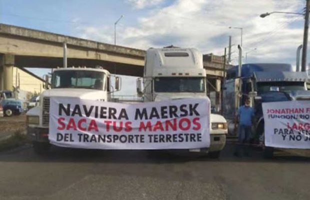 Panamá. Transportistas terrestres de contenedores inician paro