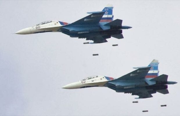 Siria. Un gran grupo de terroristas muertos por el ataque de aviones rusos en Idleb