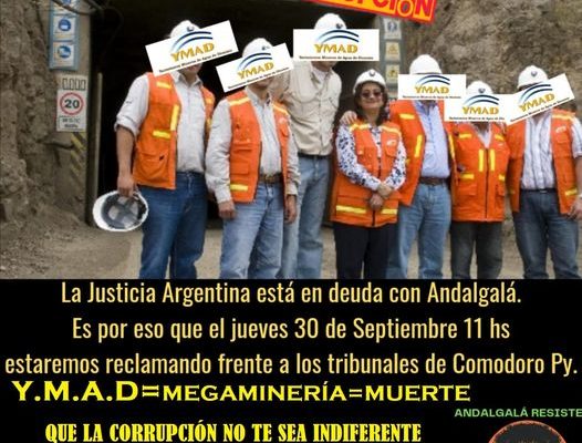 Argentina. Andalgalá: 5 mujeres imputadas por defender el agua y suman 17 los judicializados por oponerse a la megaminería