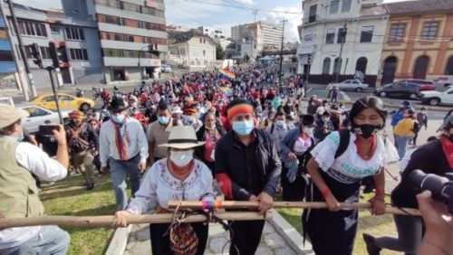 Ecuador. Pueblos originarios activan derecho a la resistencia