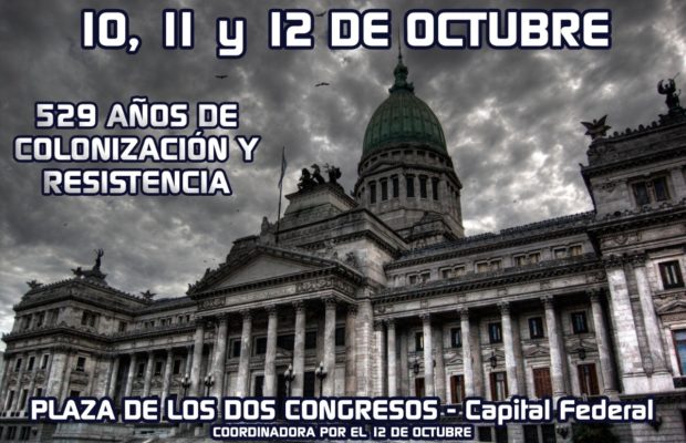 Pueblos Originarios. A 529 años de la colonización convocan tres jornadas de movilización en Plaza del Congreso en Buenos Aires