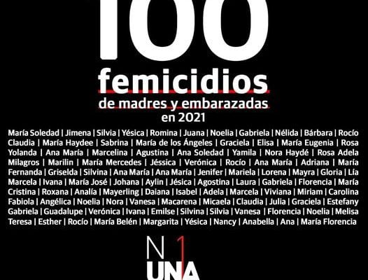 Argentina. 100 madres asesinadas durante 2021
