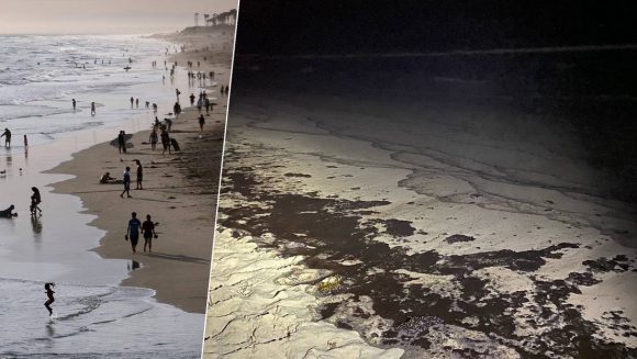 Derrame de crudo masivo cerca de las costas de California provoca cierre de las playas