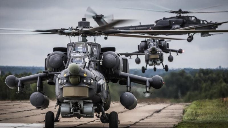Helicopteros de Rusia y EEUU se ven cara a cara en Siria