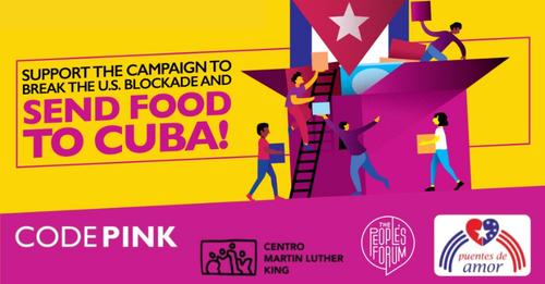 Cuba. Organizaciones estadounidenses donan un avión cargado de alimentos y piden el fin del embargo