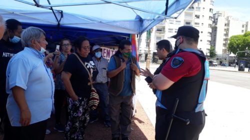 Pueblos Originarios. Amenazan desalojar el acampe indígena frente al Congreso, en Buenos Aires