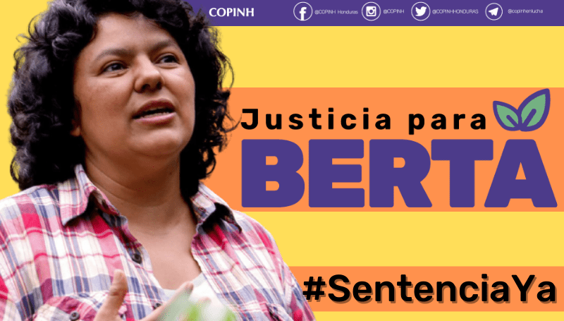 Honduras. Petición para exigir Justicia para Berta