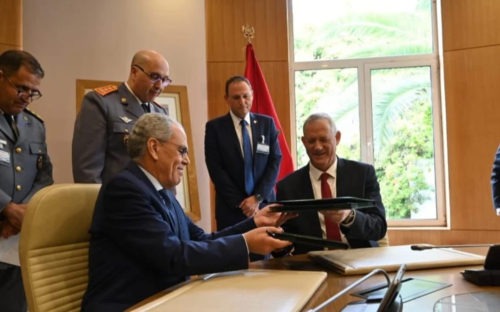 Israel. Marruecos sellan un acuerdo de cooperación militar.