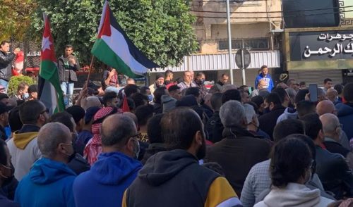 Jordania. Masivas protestas contra la normalización