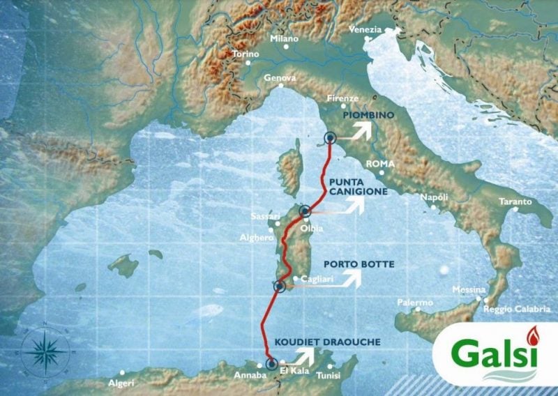 Independentistas sardos rechazan el gasoducto Argelia-Italia: "No se necesita gas en Cerdeña"