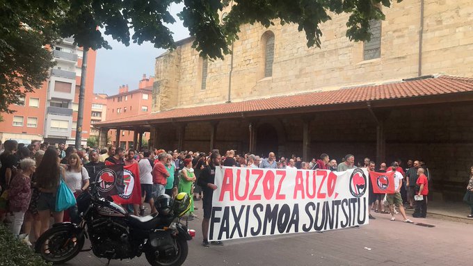 Euskal Herria: Agresión fascista con navaja en Barakaldo. Rápida respuesta antifascista (vídeos)