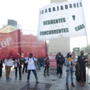 Argentina. Sindicatos y asociaciones de la salud denunciaron en el Obelisco el estado del sistema sanitario