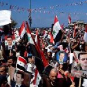 Siria. Manifestaciones contra bloqueo económico de EE.UU.