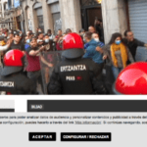 Euskal Herria. Los fascistas de Vox protegidos por la policía del PNV volvieron a provocar en Bilbao