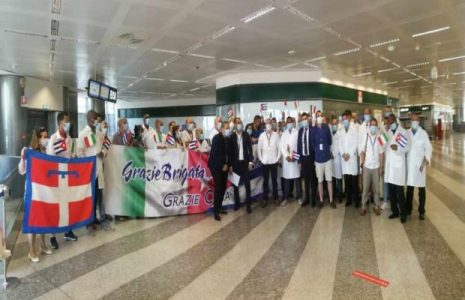 Cuba. Regresa brigada médica tras concluir misión en Italia