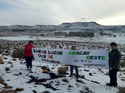 Nación Mapuche. Comunidades Tehuelche de la meseta del Chubut se pronuncian en contra de la megaminería