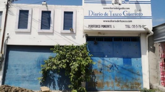 México. Atacan con armas de fuego instalaciones del ‘Diario de Iguala’