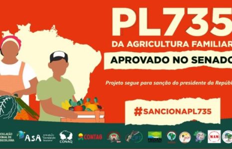Brasil. Senado aprueba por unanimidad la Ley de Emergencia de Agricultura Familiar