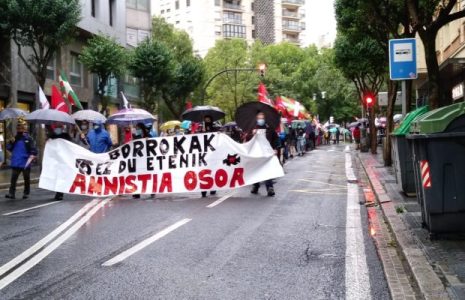 Euskal Herria. Cientos marcharon por la Amnistía para las y los presos vascos