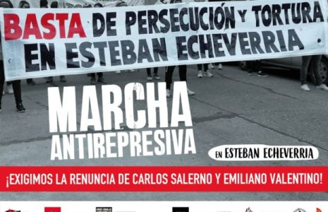 Argentina. Denuncia y marcha de las organizaciones sociales de la localidad bonaerense de Esteban Echeverría