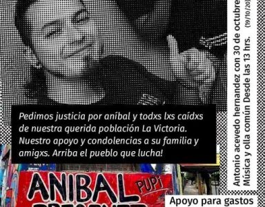 Chile. Masivo funeral por  Aníbal Villalba , asesinado por los carabineros