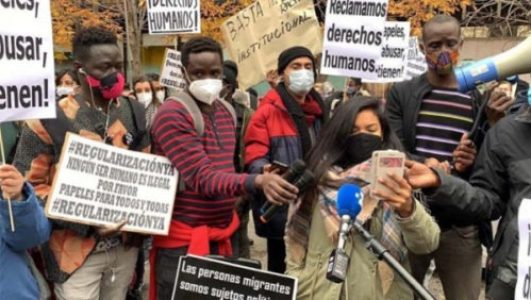 Estado Español. Contra el racismo institucional: “¡Regularización ya, ni una persona sin papeles!”
