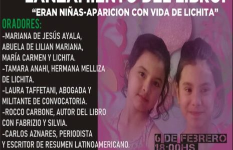 Paraguay. Anuncian lanzamiento del libro “Eran niñas-Aparición con vida de Lichita”