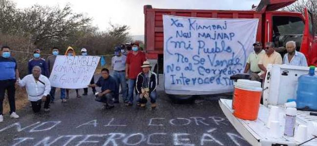 México. “No es bienvenido” ningún funcionario del Corredor Transístmico, advierten pobladores de San Dionisio del Mar