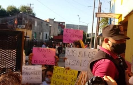 Argentina. La policía de la Ciudad desaloja un conventillo en La Boca