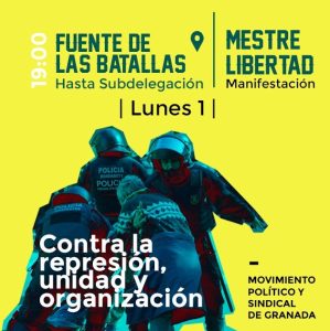 Nación Andaluza ante la prisión provisional para dos jóvenes en Granada: Libertad para los jóvenes encarcelados ¡Estado español, Estado fascista!